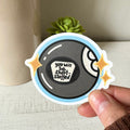 Magic 8 Ball Short-Staffed Vinyl Sticker
