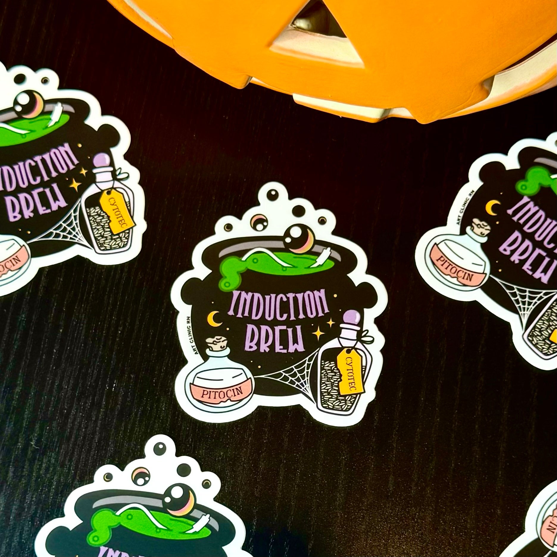Induction Brew Obstetrics Vinyl Sticker