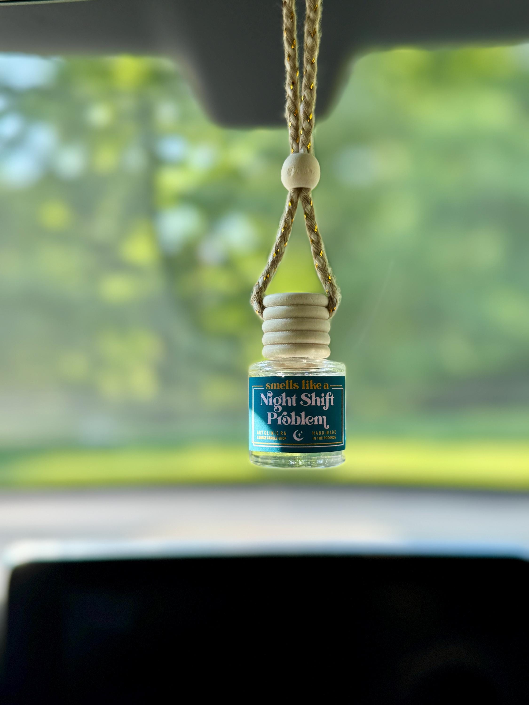 Smells Like A Night Shift Problem Car Diffuser | Nurse/Doctor Car Diffuser, Healthcare Car Diffuser | Nurse Gift, Doctor Gift |Air Freshener