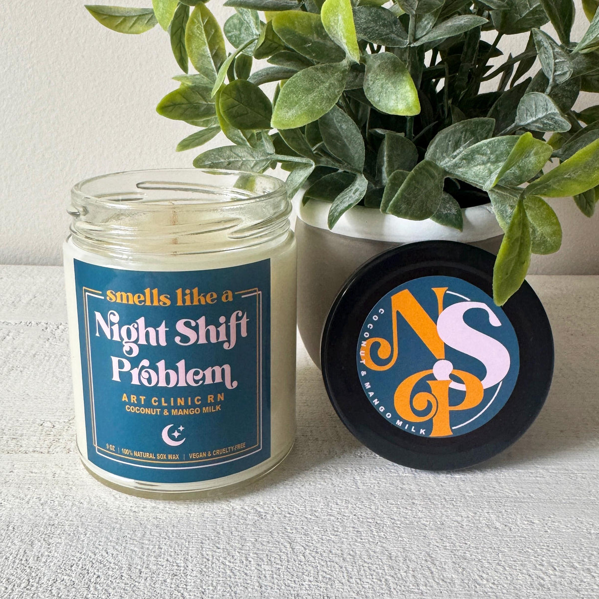 Smells Like a Night Shift Problem Candle | Nurse Candle, Doctor Candle, Healthcare Worker Candle | Nurse Gift, Doctor Gift, Healthcare Gift