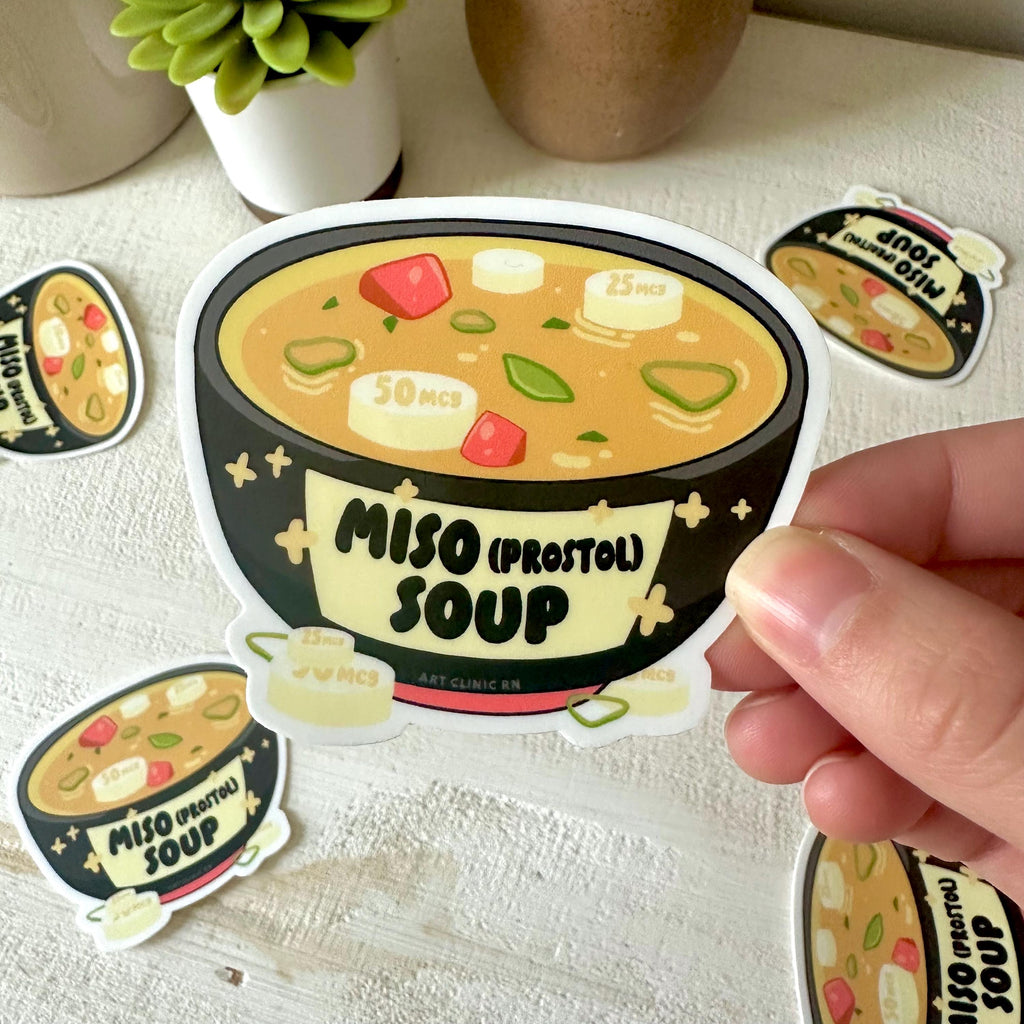 Miso(prostol) Soup Vinyl Sticker