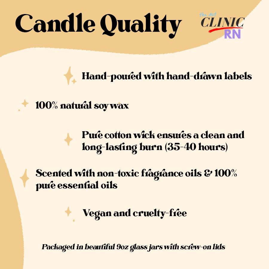 Hand-Poured C Diff Be Gone Candle