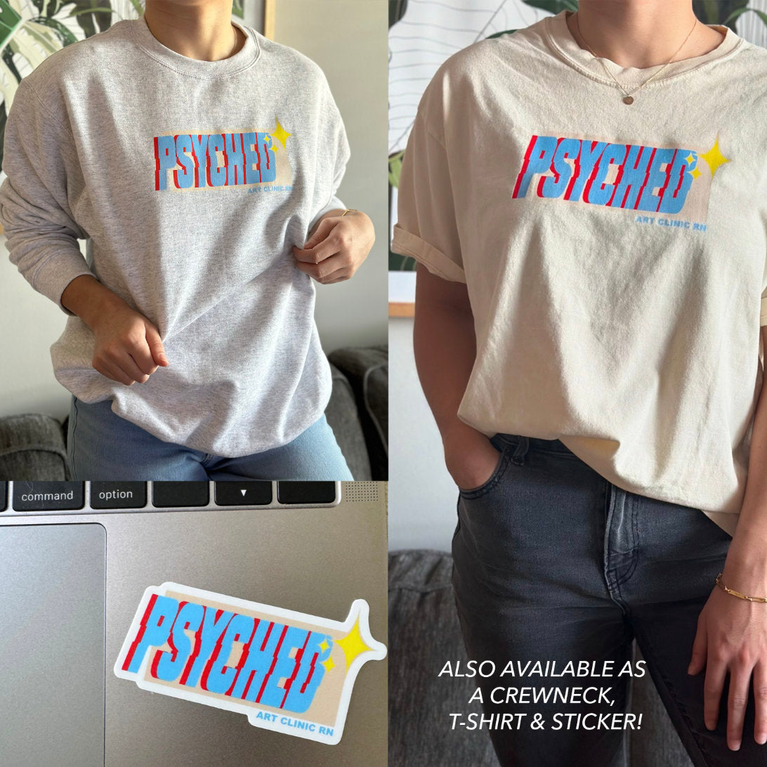 Psyched Tote Bag | Tote Bags for Psych Nurses | Tote Bags for Psychiatrists | Bags for Therapists | Bags for Healthcare Professionals