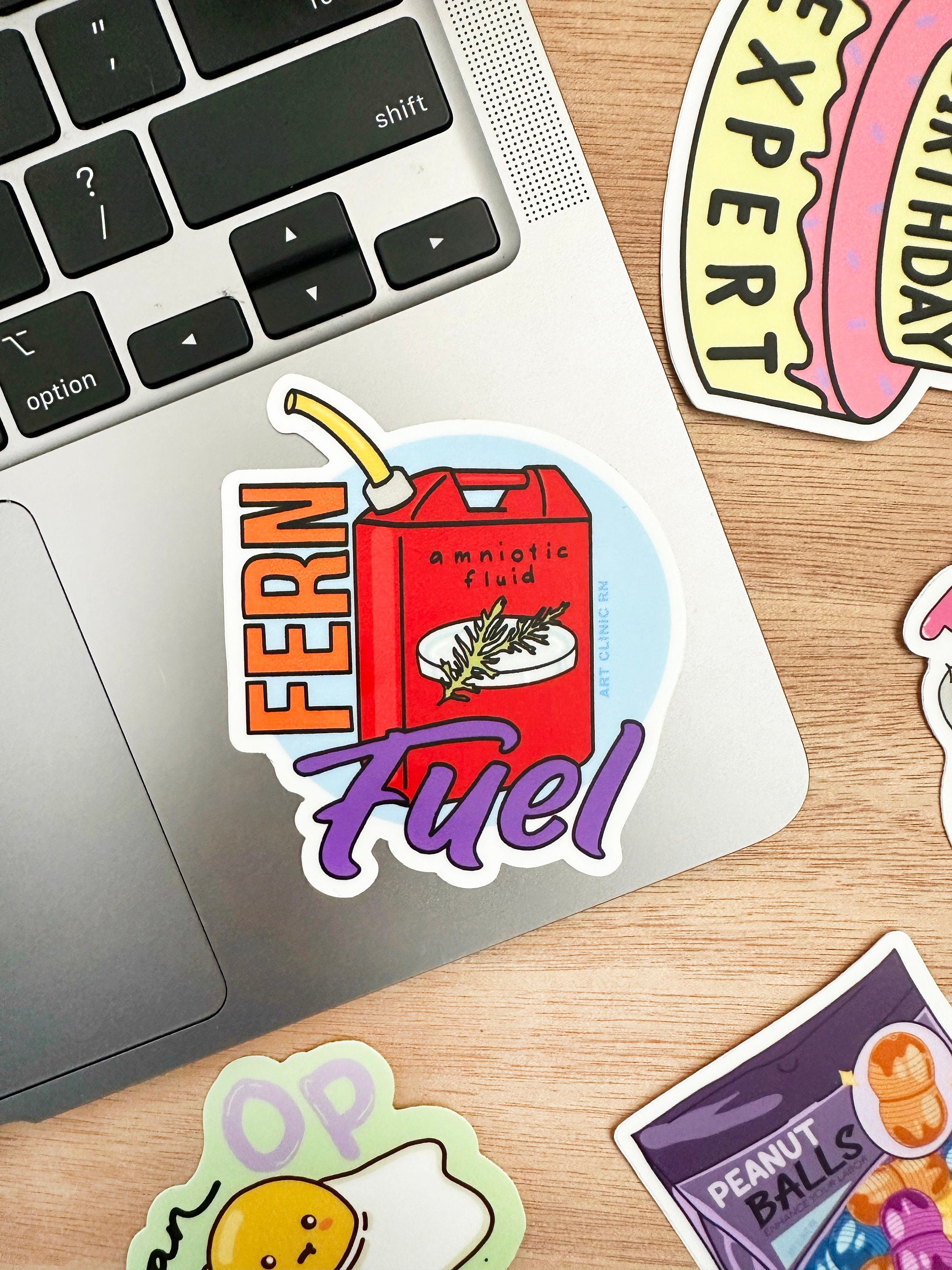 Fern Fuel Obstetrics Sticker | Stickers for L&D Nurses, Stickers for OB Nurses, Stickers for Midwives, Stickers for Doulas