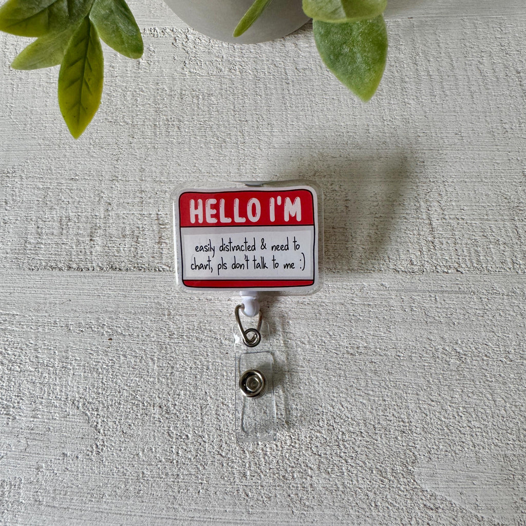 Hello I'm Easily Distracted & Need to Chart Badge Reel