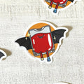 Blood Transfusion Bat Vinyl Sticker