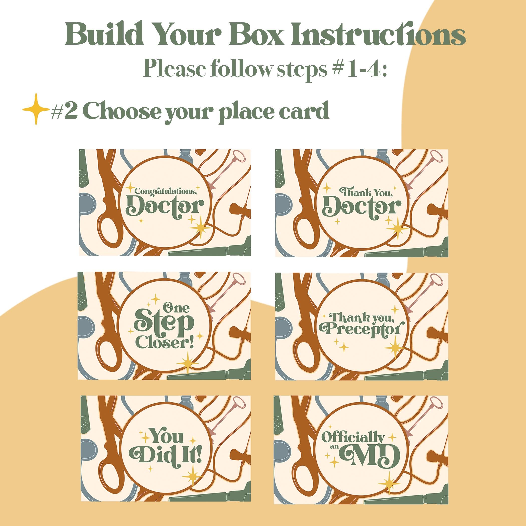 Custom Doctor Gift Box | Build Your Own Gift Box | Doctor Graduation Box, Doctor Gift, Medical School Graduation Gift, Doctor Thank You Gift