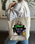 Induction Brew Halloween Tote Bag | L&D Nurse Bag, OBGYN Bag, Bags for Medical Professionals, Healthcare Bags, Bags for Nurses and Doctors