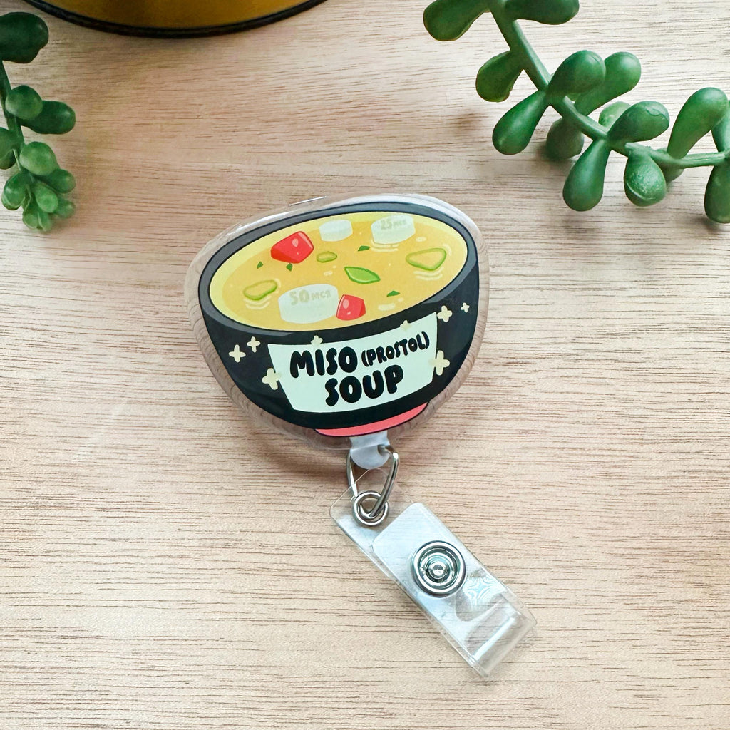 Miso(prostol) Soup Badge Reel