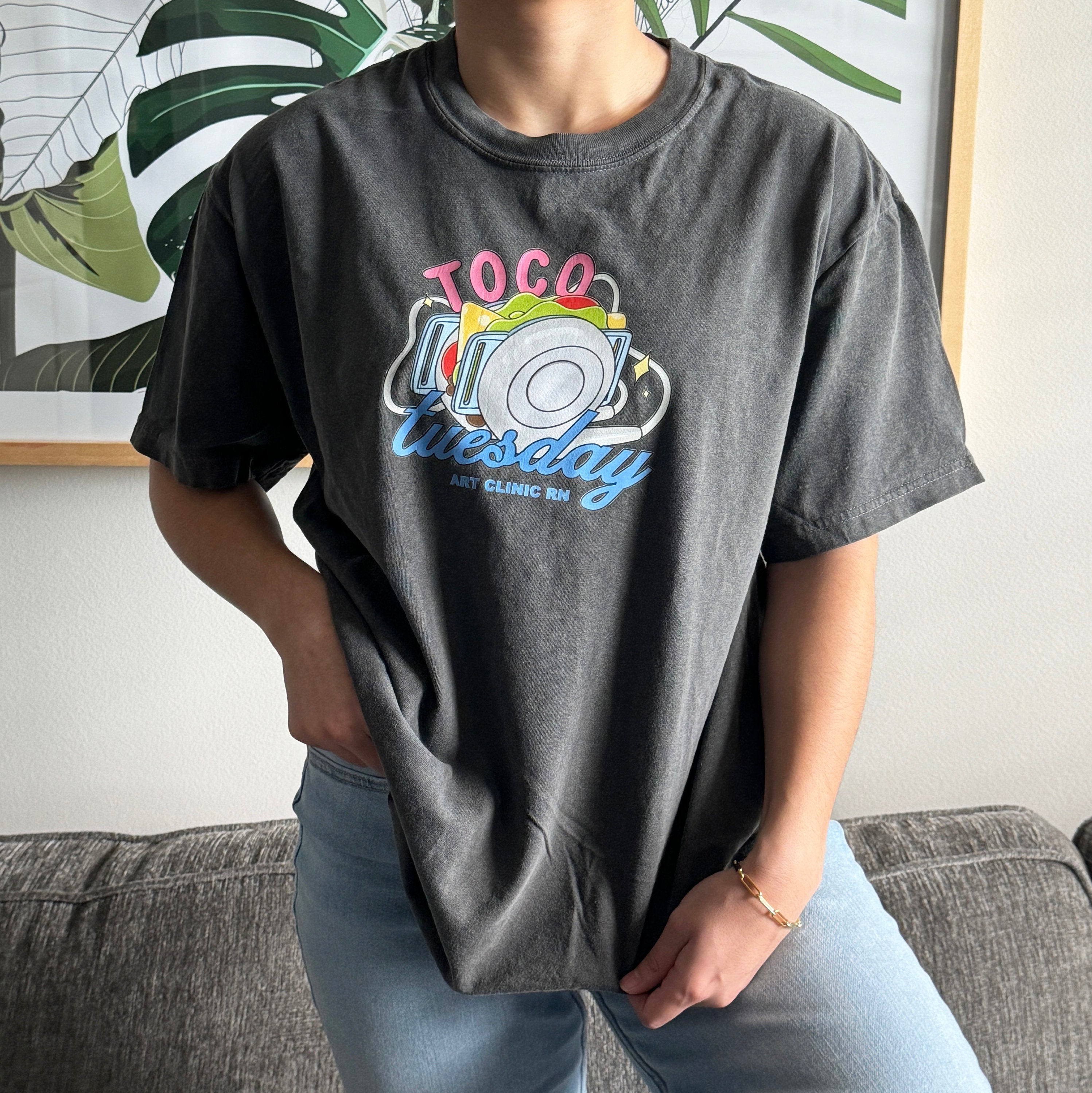 Toco Tuesday Obstetrics T-Shirt | Shirts for L&D Nurses, Shirts for OB Nurses, Shirts for OBGYNs, Shirts for Midwives, Shirts for Doulas