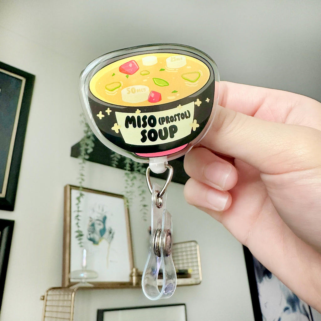 Miso(prostol) Soup Badge Reel