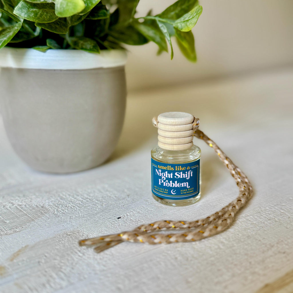 Smells Like A Night Shift Problem Car Diffuser | Nurse/Doctor Car Diffuser, Healthcare Car Diffuser | Nurse Gift, Doctor Gift |Air Freshener