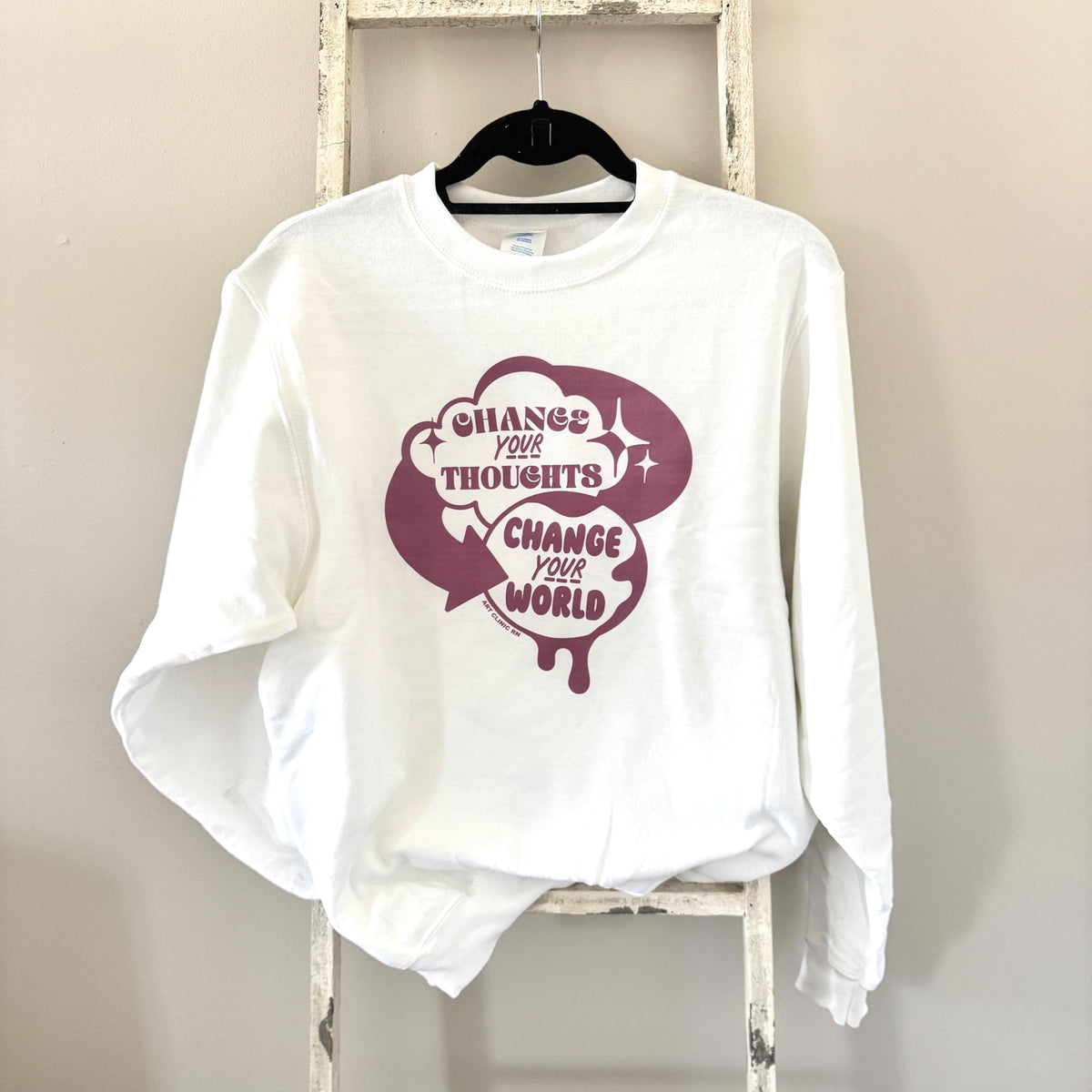 Change Your Thoughts Crewneck | Crewneck for Psych Nurses, Crewneck for Psychiatrists, Therapist Sweatshirt, Crewneck for Healthcare Workers