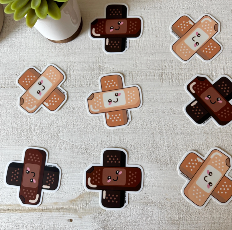 Cute BandAid Vinyl Sticker
