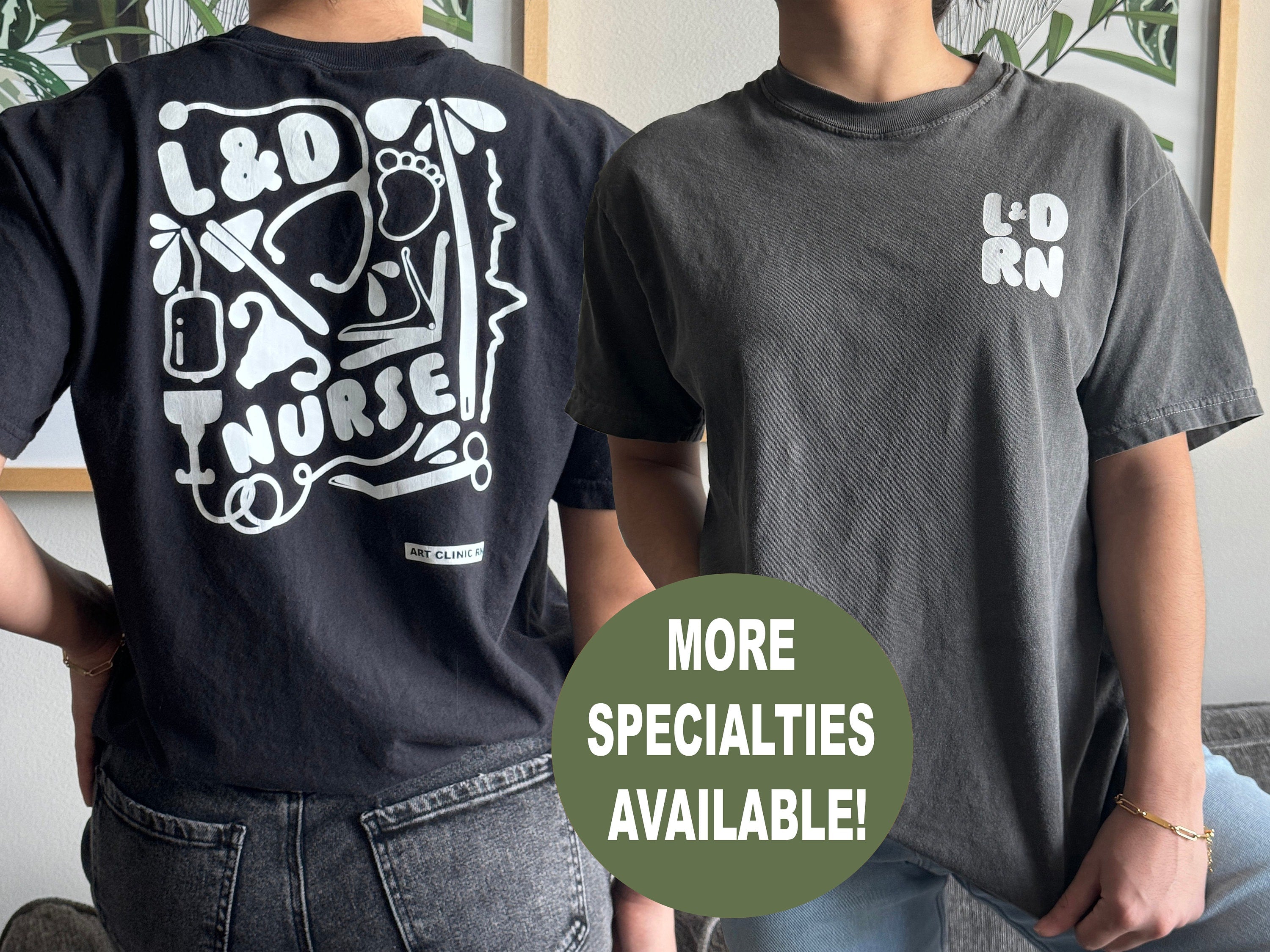 Obstetrics Bubble T-Shirts | T-shirts for L&D Nurses, T-shirts for OBGYNs, T-shirts for PCTs, T-shirts for OB Nurses | Comfort Colors Shirt