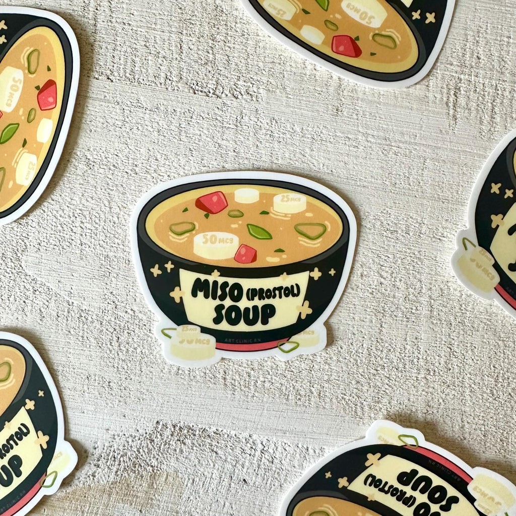 Miso(prostol) Soup Vinyl Sticker