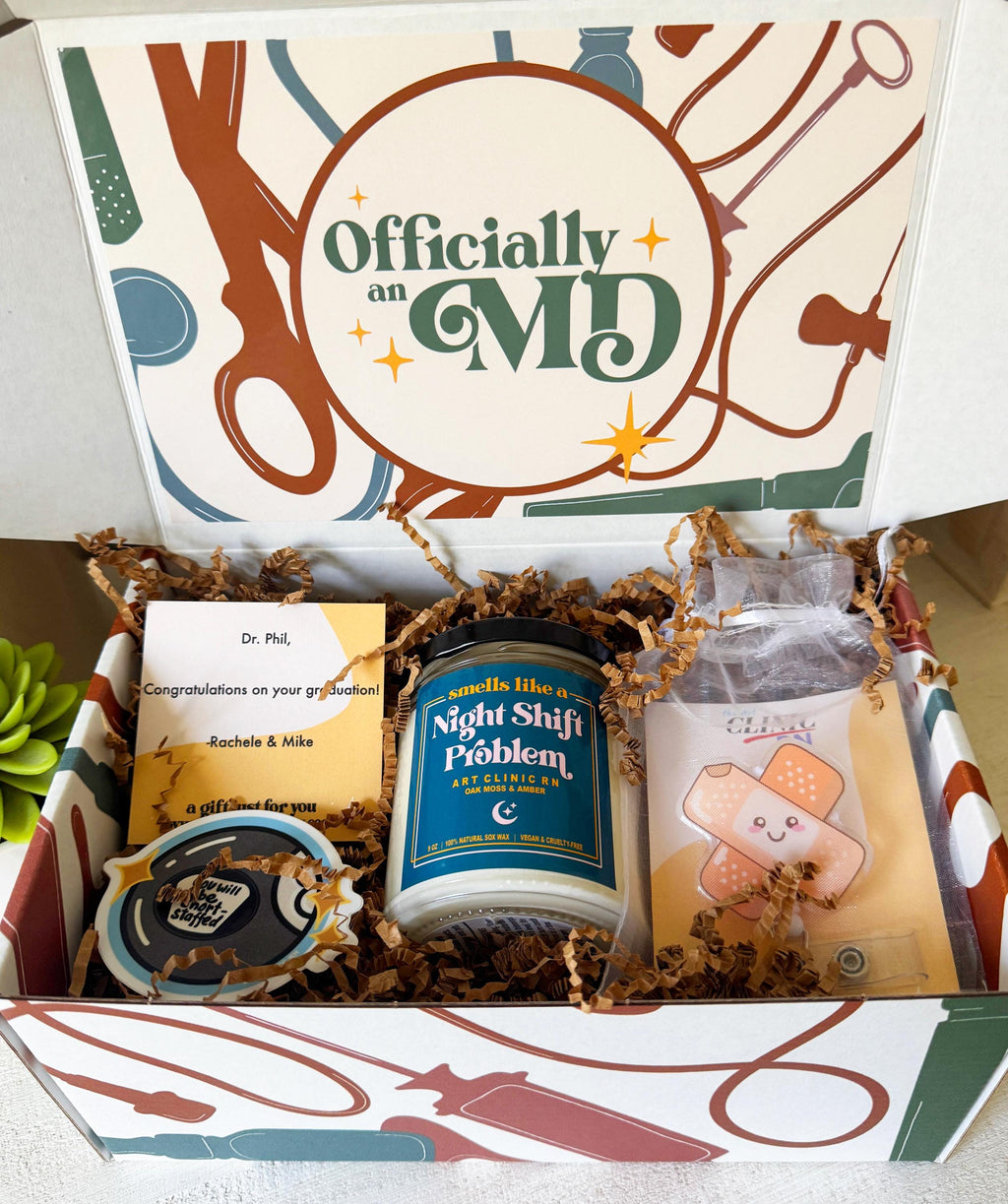 Custom Doctor Gift Box | Build Your Own Gift Box | Doctor Graduation Box, Doctor Gift, Medical School Graduation Gift, Doctor Thank You Gift
