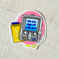 Epidural Pump Obstetrics Vinyl Sticker | L&D Nurse Sticker, OB Nurse Sticker, OBGYN Sticker, Anesthesiology Sticker, CRNA Sticker