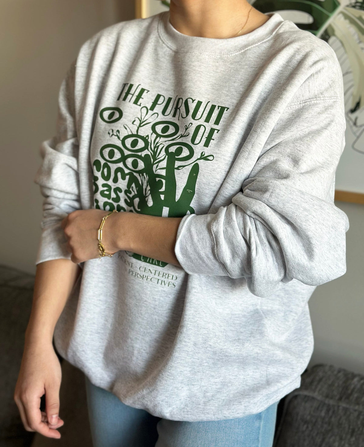 Compassionate Care Crewneck | Crewneck for Medical Professionals, Crewneck for Healthcare Workers, Sweatshirt for Nurses and Doctors