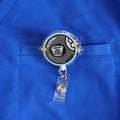 Magic 8 Ball Short Staffed Badge Reel