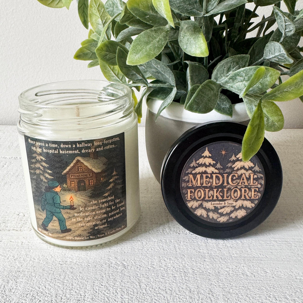 Hand-Poured Funny Medical Folklore Pharmacy Candle