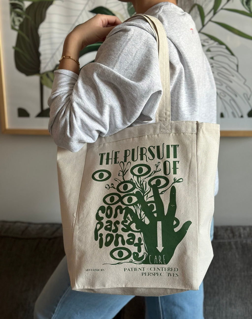 Compassionate Care Tote Bag | Tote Bags for Medical Professionals | Tote Bags for Healthcare Workers | Bags for Nurses | Bags for Doctors