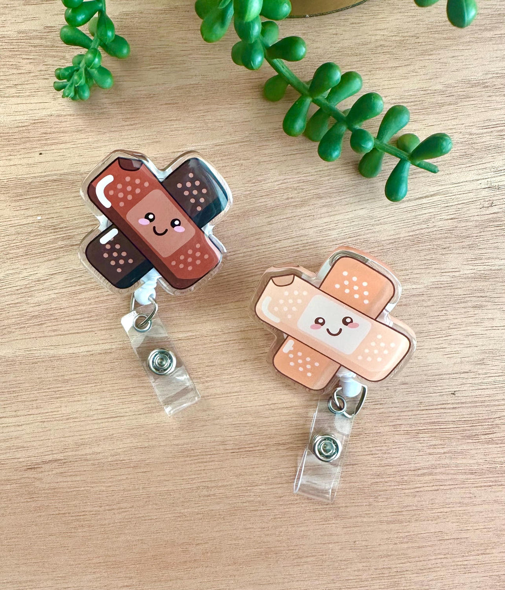 Cute BandAid Badge Reel